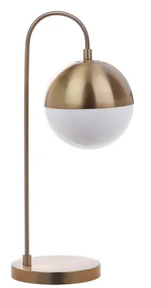 Cappi 20.5-Inch H Table Lamp - Brass Gold - Safavieh