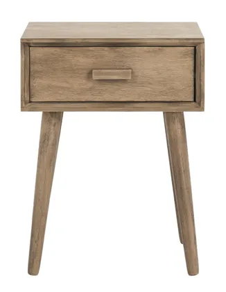 Lyle One Drawer Side Table - Desert Brown - Safavieh