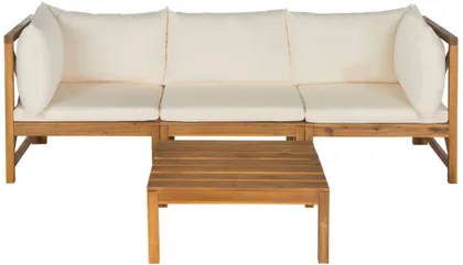 Lynwood Modular Outdoor Sectional - Natural/Beige - Safavieh