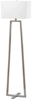 Lyell 60-Inch H Floor Lamp - Nickel - Safavieh