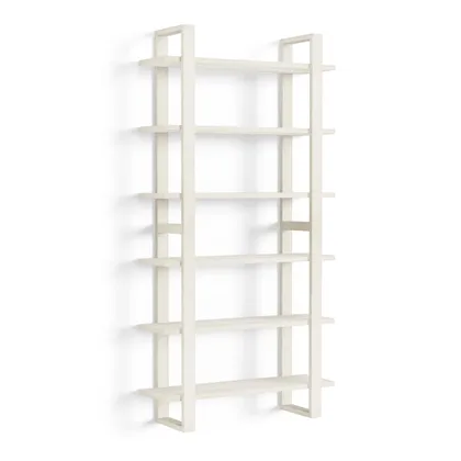 Index Wall Shelf, Set of 2 - White - Wood