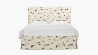 Slipcovered Bed, Green Cotswold Hunt, Full