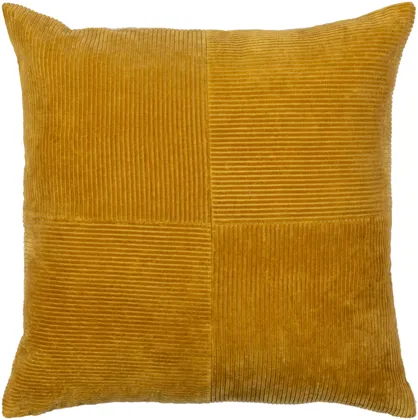 Corduroy Quarters CDQ-003 22"L x 22"W Polyester Filled Pillow