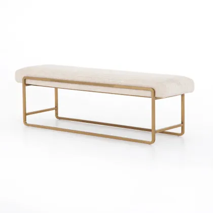 Sled Bench-Thames Cream