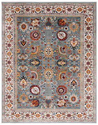 Lauren Ralph Lauren Collection Ashby Rug, Blue/Ivory, 9' x 13'
