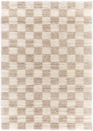 Primo Beige Indoor 2' x 2'11" Machine Woven Rug