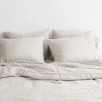 The Citizenry Stonewashed Linen Bed Bundle | Queen | Sand
