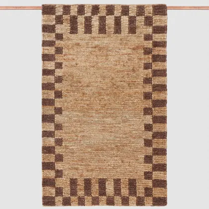 The Citizenry Elora Jute Accent Rug | 2' x 3' | Dark