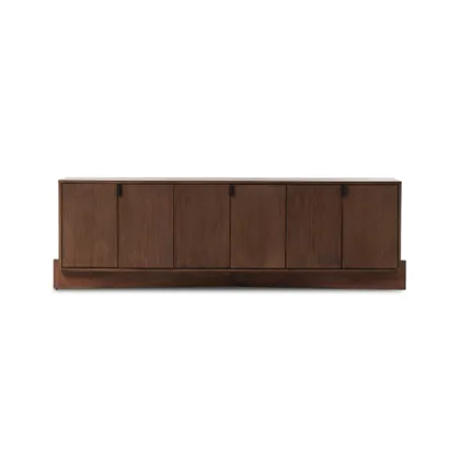 Castillo Media Console-Chestnut Parawood
