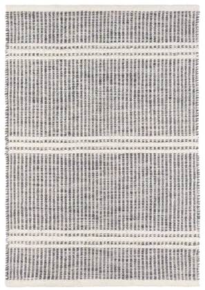 Malta Grey Handwoven Wool Rug