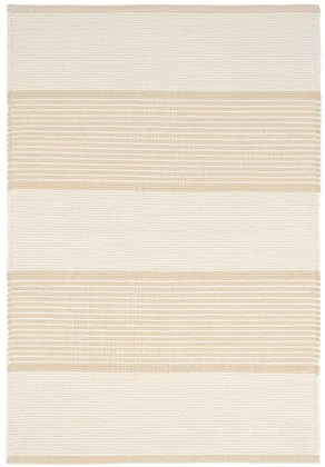 La Mirada Wheat Handwoven Cotton Rug