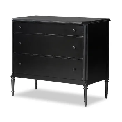 Lendon 3 Drawer Dresser-Black