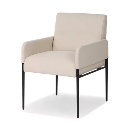 Brickel Dining Armchr-Fiqa Bcl Lght Tpe