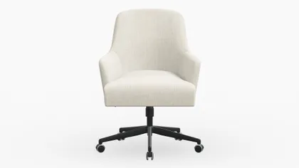 Modern Task Chair, Talc Everyday Linen