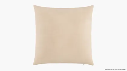 Throw Pillow Cover 20", Pearl Classic Velvet, 20" x 20"
