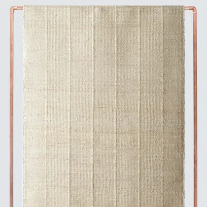 The Citizenry Sabina Handwoven Jute Area Rug | 6' x 9' | Light