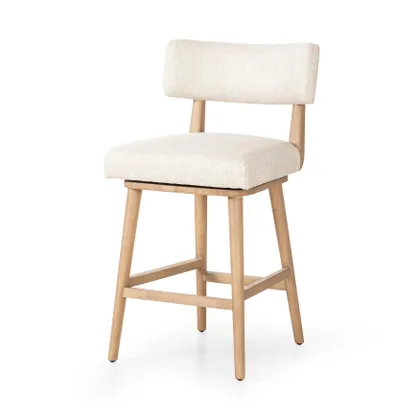 Cardell Swivel Stool-Essnc Ntrl-Counter