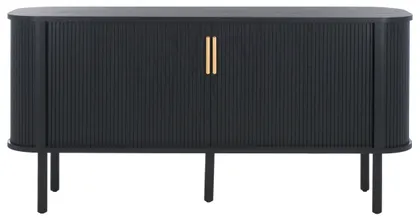 Tealla Sideboard / Media Stand - Black / Gold - Safavieh