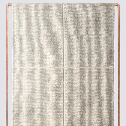 The Citizenry Samir Handwoven Area Rug | 8' x 10' | Ecru