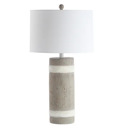 Brixton Table Lamp, Set Of 2 - Brown / White