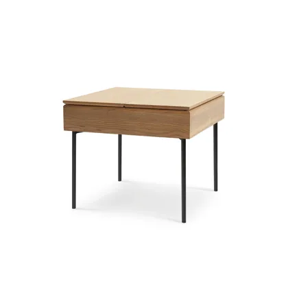 Carta Side Table - Oak - Wood / Straight Leg