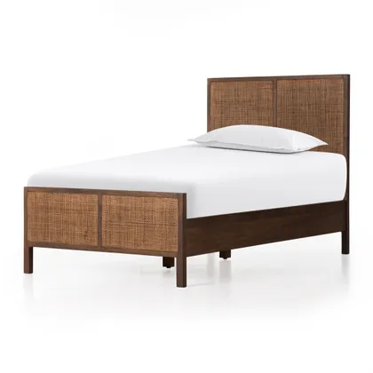 Sydney Bed-Brown Wash-Twin