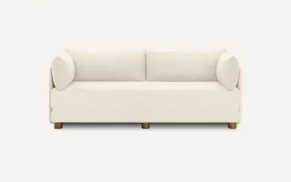 Shift Sleeper Sofa - Papyrus - Performance Basketweave