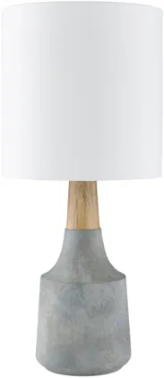 Kent Gray Painted 18"H x 8"W x 8"D Accent Table Lamp