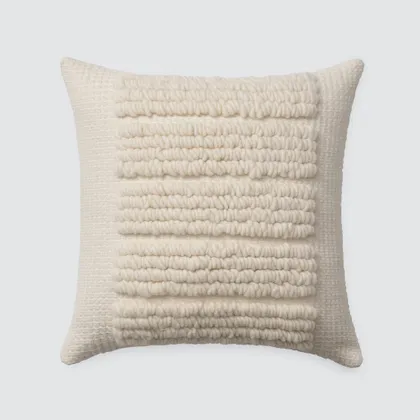 The Citizenry Sueño Pillow | 22" x 22" | Ecru