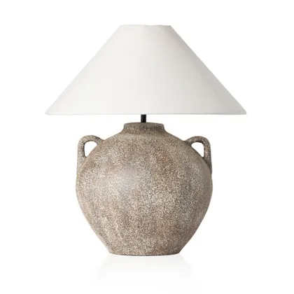 Mays Table Lamp-Vintage Brown Ceramic