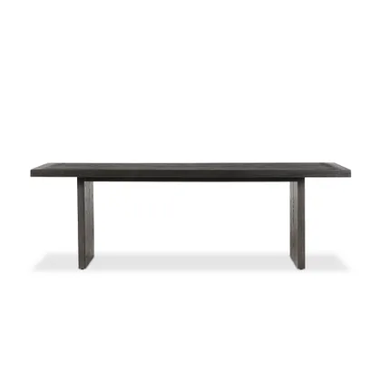 Warby Dining Table 94"-Worn Black Oak