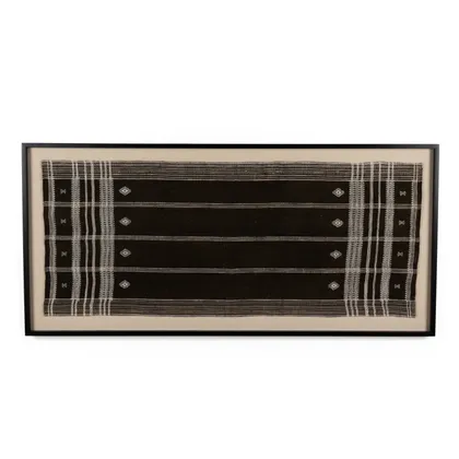 Bhujodi Textile-Chocolate-Black Maple