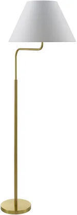Arcane  Plated 61"H x 18"W x 29"D Accent Floor Lamp