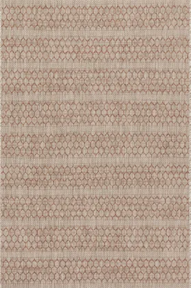 Loloi Isle Beige / Rust 5'-3" x 7'-7"