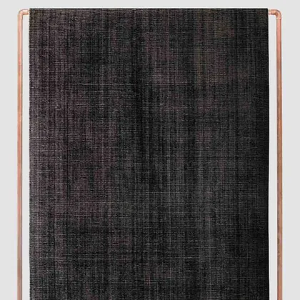 The Citizenry Artha Handwoven Striped Area Rug | 6' x 9' | Black