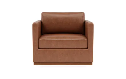 Jasper Leather Swivel Chair