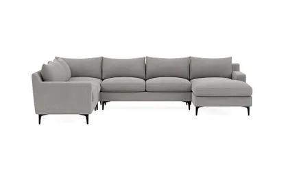 Sloan 4-Piece Corner Sectional Sofa with Right Chaise