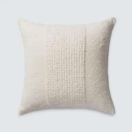 The Citizenry Veta Pillow | 18" x 18" | Ivory