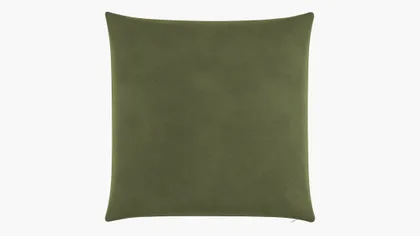 Throw Pillow 26", Zucchini Luxe Velvet, 26" x 26"