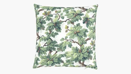 Throw Pillow 18", Vert Woodland, 18" x 18"