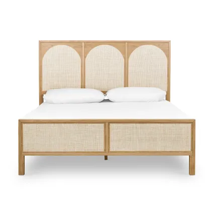 Allegra Bed-Natural Cane-Queen