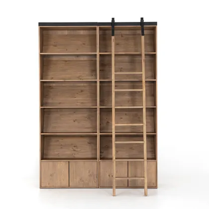 Bane Bookshelf - Smoked Pine