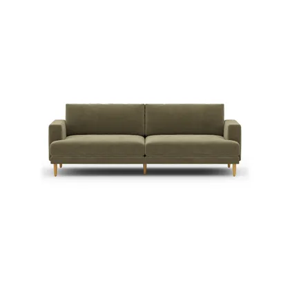 Ember Sofa - 89" / Sage - Performance Chenille / Oak - Wood
