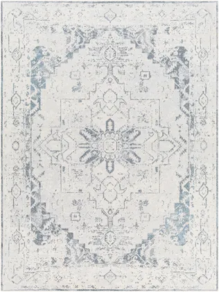 Lillian Gray Indoor 7'10" x 10' Machine Woven Rug