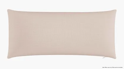 Throw Pillow Cover 14" x 30", Husk Everyday Linen, 14" x 30"