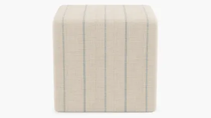 Cube Ottoman, Sky Fritz