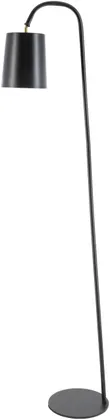 Polly Black Powder Coated 65"H x 16"W x 10"D Task Floor Lamp