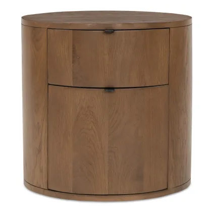 Theo 2 Drawer Nightstand Brown