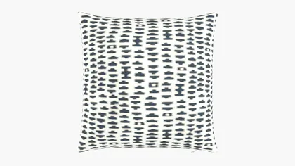 Outdoor 20" Throw Pillow, Ivory Odalisque, 20" x 20"