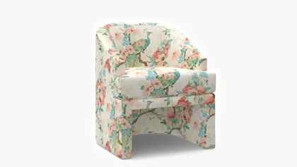 Arco Dining Chair, Rose Peacock Park